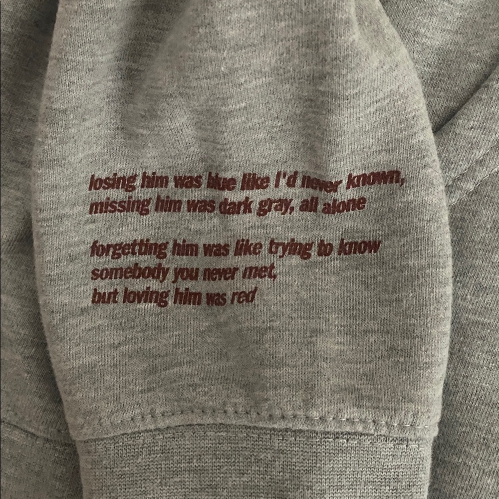 Red Taylor’s Version Taylor Swift Hoodie - Picture 2 of 4